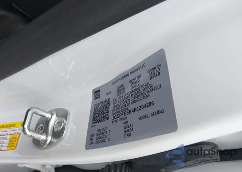 2024 Chevrolet Colorado 4Wd Trail Boss from USA, damaged, VIN 1GCPTEEK4R1204287